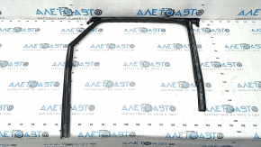 Upper rear left door molding Audi Q5 80A 18-24 chrome, with glass seal