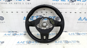 Naked steering wheel VW CC 08-17 black leather, scratches, scuffs, bumps