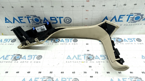 Center console trim for joystick BMW X1 F48 16-22 beige leather