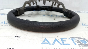 Naked steering wheel Hyundai Santa FE Sport 13-16 pre-rest, rubber, black, without buttons and pads, worn