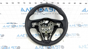 Naked steering wheel Kia Optima 16-18 black rubber, without pads and buttons, scratches, bumps