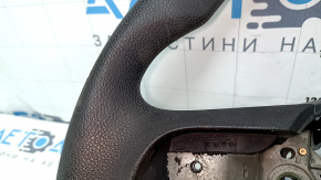 Naked steering wheel Kia Optima 16-18 black rubber, without pads and buttons, scratches, bumps