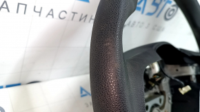 Naked steering wheel Kia Optima 16-18 black rubber, without pads and buttons, scratches, bumps