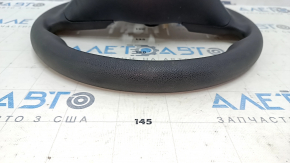 Naked steering wheel Kia Optima 16-18 black rubber, without pads and buttons, scratches, bumps