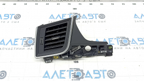 Air duct deflector with trim left Audi Q5 80A 18-20 black with chrome, with backlight