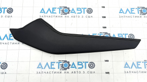 Center console trim side upper left Audi Q5 80A 18-24 leather black with gray stitching