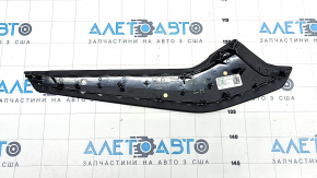Center console trim side upper left Audi Q5 80A 18-24 leather black with gray stitching
