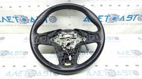 Bare steering wheel BMW X1 F48 16-22 leather black with heating, scratches, abrasions, needs cleaning
