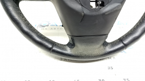Bare steering wheel BMW X1 F48 16-22 leather black with heating, scratches, abrasions, needs cleaning