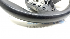 Bare steering wheel BMW X1 F48 16-22 leather black with heating, scratches, abrasions, needs cleaning