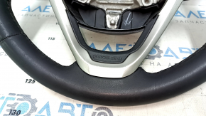 Naked steering wheel Jeep Grand Cherokee WK2 14-21 leather black, with pads, scratches, bumps