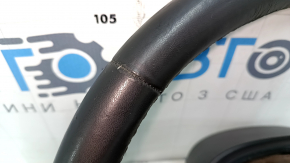 Naked steering wheel Jeep Grand Cherokee WK2 14-21 leather black, with pads, scratches, bumps