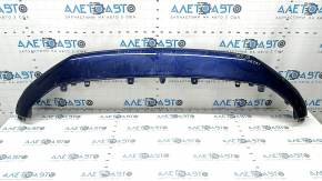 Front bumper lip Audi Q5 80A 18-20 S-Line, blue, dents, scratches