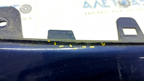 Front bumper lip Audi Q5 80A 18-20 S-Line, blue, dents, scratches