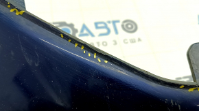 Front bumper lip Audi Q5 80A 18-20 S-Line, blue, dents, scratches