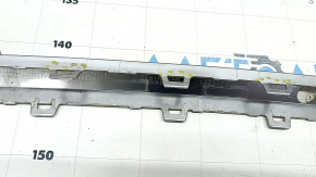 Front bumper molding Audi Q5 80A 18-20 chrome, S-Line, broken fasteners, sand