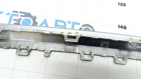 Front bumper molding Audi Q5 80A 18-20 chrome, S-Line, broken fasteners, sand