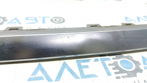 Front bumper molding Audi Q5 80A 18-20 chrome, S-Line, broken fasteners, sand