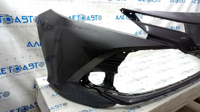 Front bumper bare Toyota Camry v70 18-20 LE\XLE without parking sensors, graphite, dented, scratches, made, broken fastening