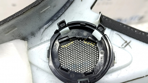 Front pillar trim left Audi Q5 80A 18-24 black, under tweeters, broken fasteners, scratches