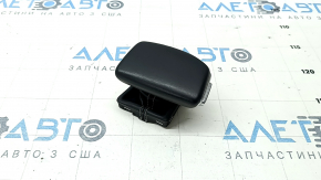 Gear knob Audi Q5 80A 18-20 leather black with gray stitching
