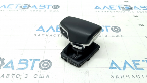 Gear knob Audi Q5 80A 18-20 leather black with gray stitching
