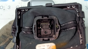Gear knob Audi Q5 80A 18-20 leather black with gray stitching