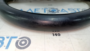 Naked steering wheel Jeep Cherokee KL 14-20 leather black, without heating, with lower pad, scratches, bumps, scuffs