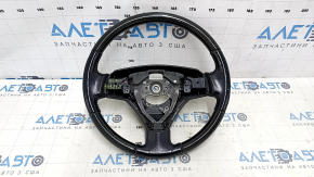 Bare steering wheel Lexus GS300 GS350 06-07 black leather, ebony, scratches, chip on wood, worn, bumps