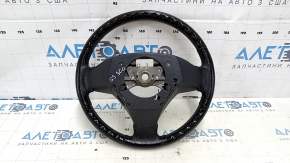 Bare steering wheel Lexus GS300 GS350 06-07 black leather, ebony, scratches, chip on wood, worn, bumps