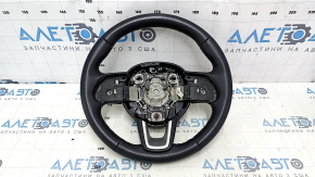 Naked steering wheel Jeep Compass 17-21 leather, black, with pads, scratches, dents