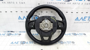Naked steering wheel Jeep Compass 17-21 leather, black, with pads, scratches, dents