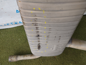 Muffler rear part with barrel BMW X1 F48 16-22 B46 AWD with damper, with catalytic converter, dented