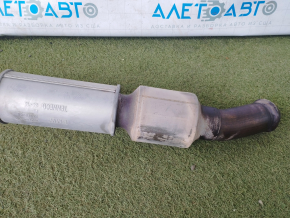 Muffler rear part with barrel BMW X1 F48 16-22 B46 AWD with damper, with catalytic converter, dented