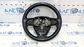 Naked steering wheel Jeep Grand Cherokee WK2 14-21 leather black, with pads, scratches, bumps