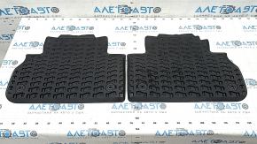 Set of floor mats for Audi Q5 80A 18-24 rubber, black, S-Line, scratches
