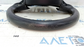 Naked steering wheel Jeep Grand Cherokee WK2 14-21 black leather, with pads, scratches, bumps, for dry cleaning