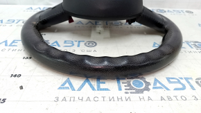 Bare steering wheel Mini Cooper Countryman R60 10-16 leather black, with lower pad, scratches, needs cleaning