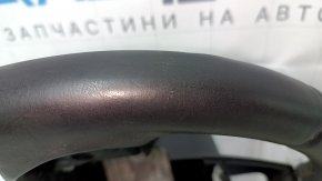 Naked steering wheel Jeep Cherokee KL 14-20 leather black, without heating, with lower pad, scratches