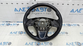 Naked steering wheel Mitsubishi Outlander 14-16 leather black, scratches