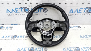 Naked steering wheel Subaru Forester 19-23 SK leather black, with rear pad, scratches
