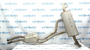 Muffler rear part with barrel Audi Q5 80A 18-24 3.0T cm damper