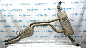 Muffler rear part with barrel Audi Q5 80A 18-24 3.0T cm damper