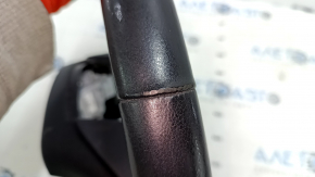 Naked steering wheel Subaru Outback 15-17 leather, black, with rear pad, scuffs, scratches, dent