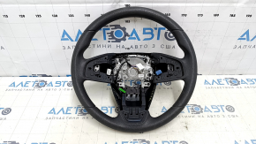 Bare steering wheel Honda CRV 17-18 rubber, black, with rear pad