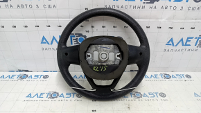Bare steering wheel Jeep Cherokee KL 14-21 rubber black, with lower pad, for cleaning