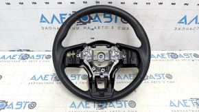 Naked steering wheel Subaru Outback 15-17 black rubber, with rear pad, for cleaning