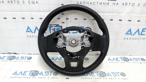 Naked steering wheel Subaru Outback 15-17 black rubber, with rear pad, for cleaning