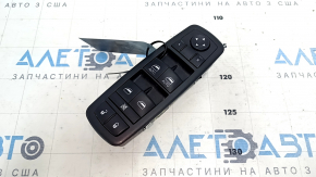 Front left window lift control Jeep Cherokee KL 14-14 black, 2 auto, scuffed