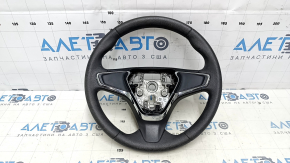 Naked steering wheel Chevrolet Cruze 16-19 rubber black, without buttons, for cleaning,